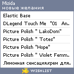 My Wishlist - mizida