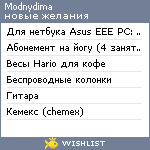 My Wishlist - modnydima