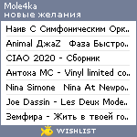My Wishlist - mole4ka