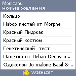 My Wishlist - monicahu