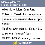 My Wishlist - monkeydonuts