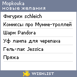 My Wishlist - mopkovka