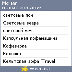 My Wishlist - morann