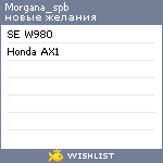 My Wishlist - morgana_spb