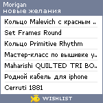 My Wishlist - morigan