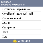My Wishlist - morisot