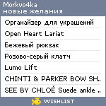 My Wishlist - morkvo4ka