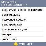 My Wishlist - morveotesi