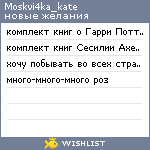 My Wishlist - moskvi4ka_kate