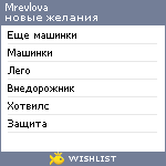 My Wishlist - mrevlova