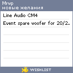 My Wishlist - mrwp