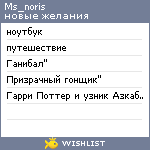 My Wishlist - ms_noris