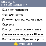 My Wishlist - mtalvi_32