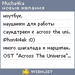 My Wishlist - mucha4ka