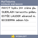 My Wishlist - muffinbotte