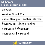 My Wishlist - muhomor