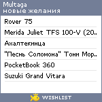 My Wishlist - multaga