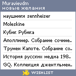 My Wishlist - muravievdm