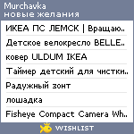 My Wishlist - murchavka