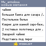 My Wishlist - mv_ermolova