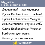 My Wishlist - my_alicia