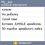 My Wishlist - my_jive