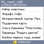 My Wishlist - my_sweet_child