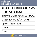My Wishlist - myltik86