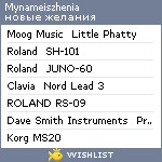 My Wishlist - mynameiszhenia