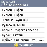 My Wishlist - mysena13