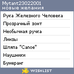 My Wishlist - mytant23022001