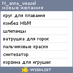 My Wishlist - n_anna_weasel