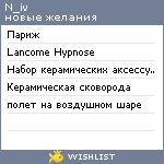 My Wishlist - n_iv