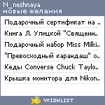 My Wishlist - n_nezhnaya