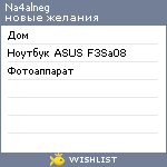 My Wishlist - na4alneg