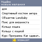 My Wishlist - naadinn