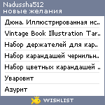 My Wishlist - nadussha512