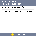 My Wishlist - nadya_marunova