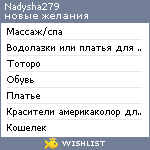 My Wishlist - nadysha279