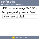 My Wishlist - naffane4ka