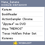 My Wishlist - nana_banana