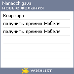 My Wishlist - nanuchi