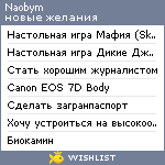 My Wishlist - naobym