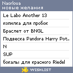 My Wishlist - naorlova