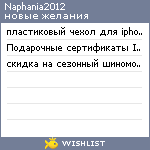 My Wishlist - naphania2012