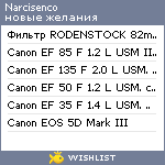 My Wishlist - narcisenco