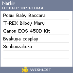 My Wishlist - narkir