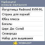 My Wishlist - narkonatsi