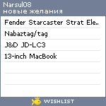 My Wishlist - narsul08
