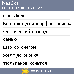 My Wishlist - nas6ka